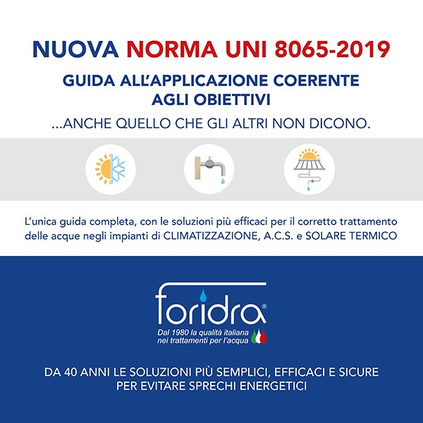 Nuova NORMA UNI 8065:2019